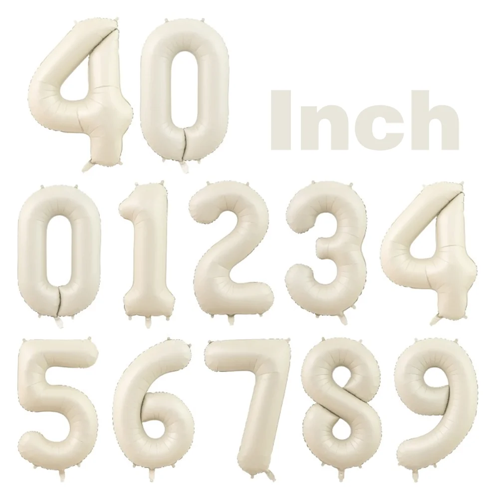 Große Zahlenballons, 40 Zoll, große 9-Ballon, Nummer 1, 2, 3, 4, 5, 6, 7, 8, 9, Geburtstags-Zahlenballons, Bachelorette-Jubiläumsdekoration – Detail 5