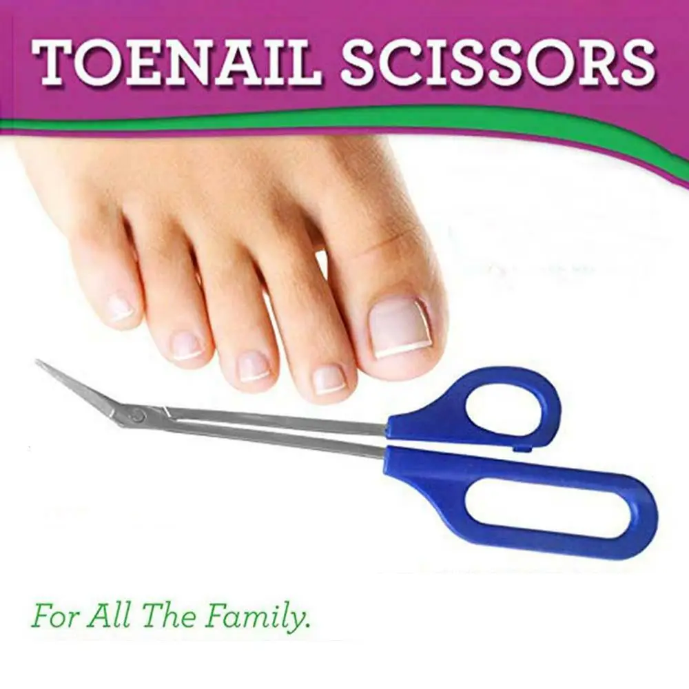 Hot Sale Nail Pedicure Trim Nail Stainless Steel Manicure Toe Household Scissors Clipper Toenail Scissor