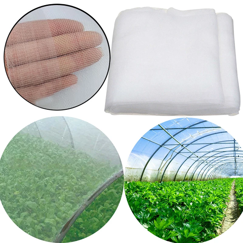 

Fruit tree greenhouse vegetable insect net 60 mesh thickened insect net cover agricultural nylon net breeding net anti-aging