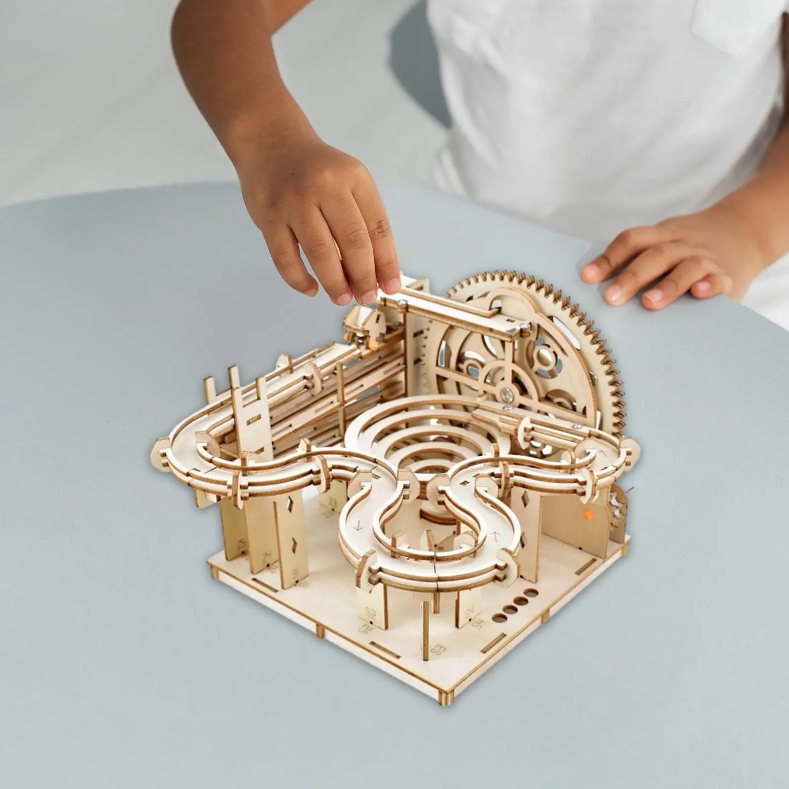 

3D Wooden Puzzle Coordination Collectibles Marble Run Building Kits for Adults and Kids Birthday Gift Holiday Gift Decoration