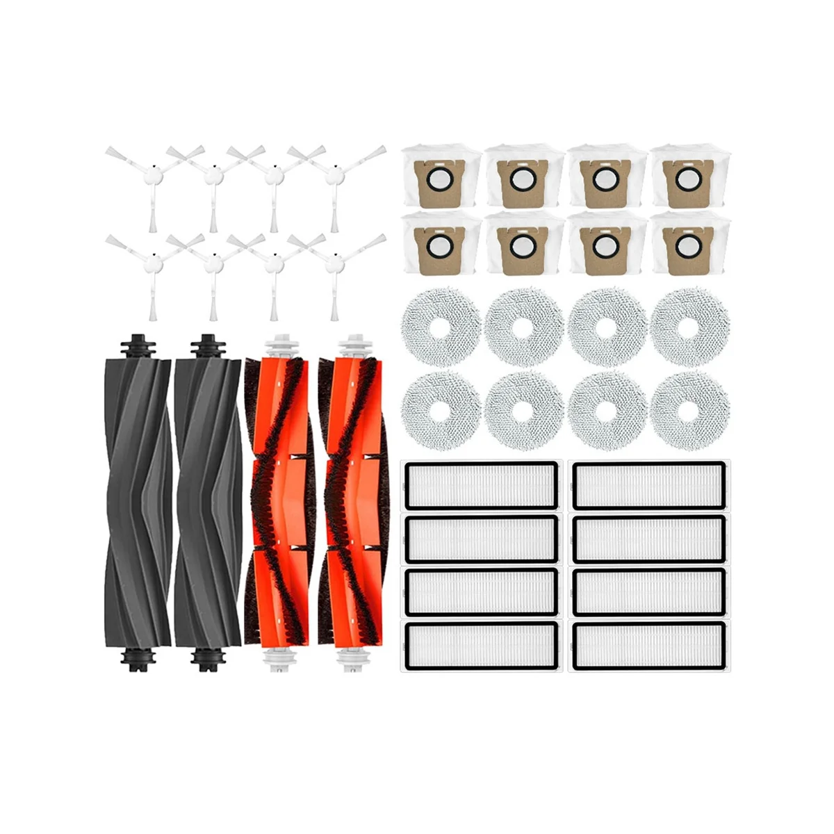 

For Xiaomi Mijia Omni 1S B101CN, Dreame L10S Ultra Replacement Parts Roller Main Side Brush Hepa Filter Mop Dust Bag