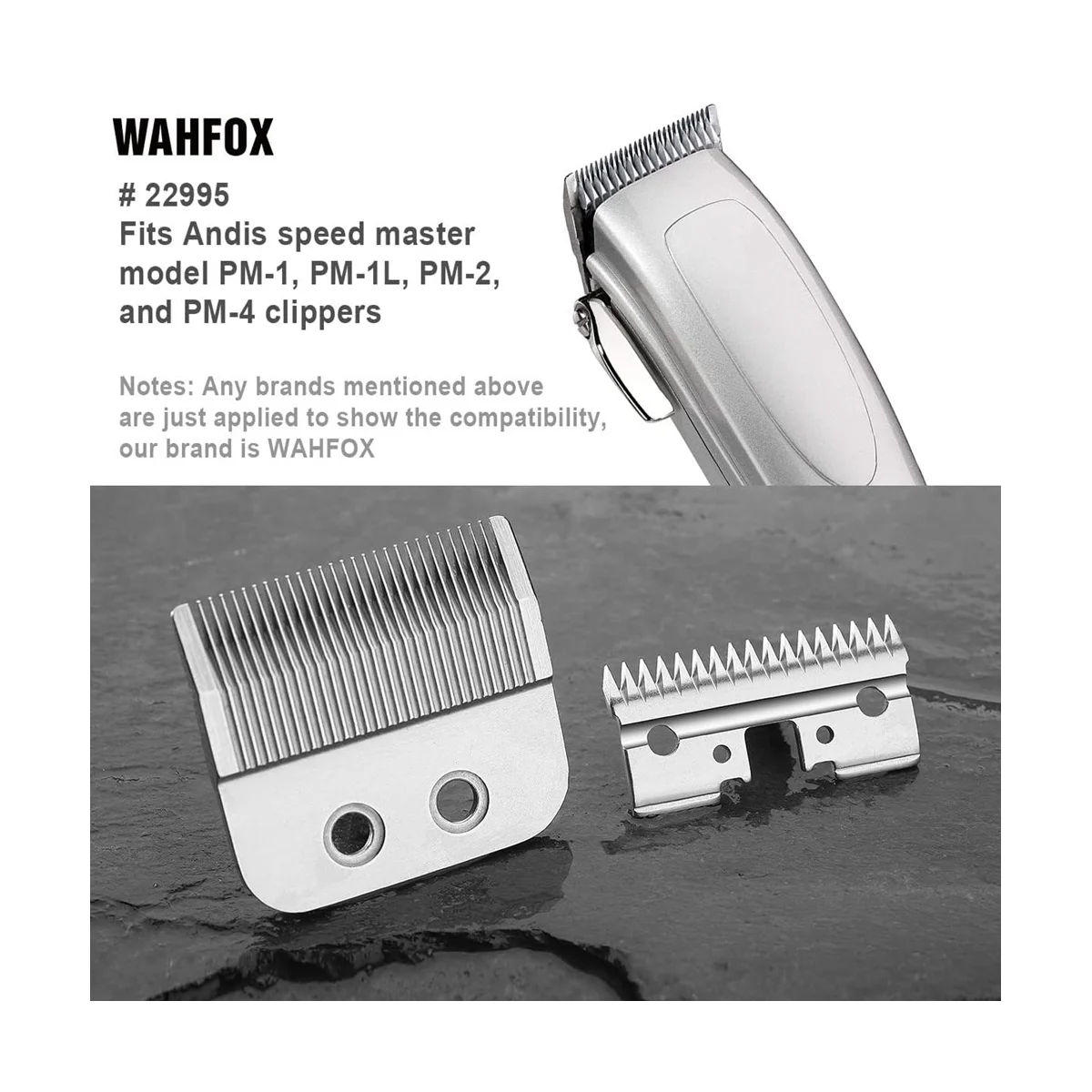 Lama Di Ricambio 22995 Per Andis Master Pm-1 Speedmaster Clippers Lame Di Ricambio 22995