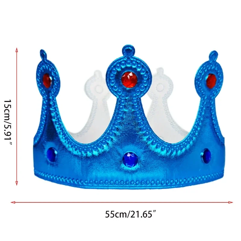 HOT SALE Eye-catching Party Crown Hats Birthday Head-Wear Toy for Kids DIY Crafts Cute Design Crowns Multicolor Cosplay Party