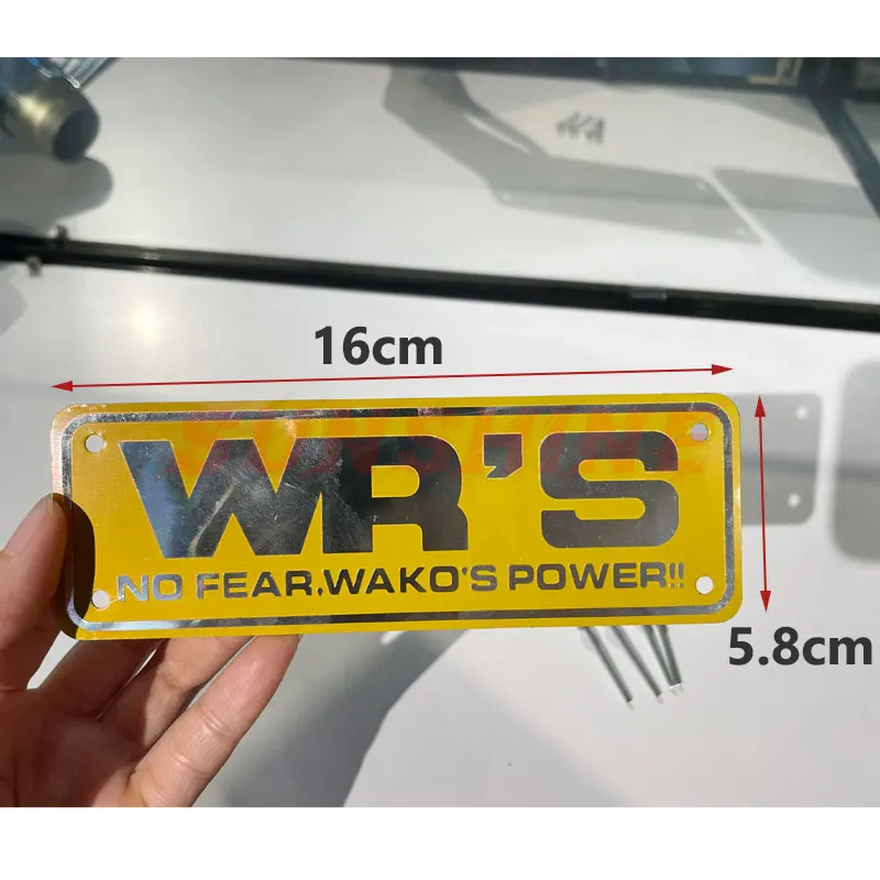 Exhaust Motorcross Moto Accessories Motorcycle Aluminum Alloy Sticker Pipe Modified For Universal WR'S Stickers Real Picture motorcycle stickers motorcycle helmet stickers motorcycle tank sticker motorcycle accessories