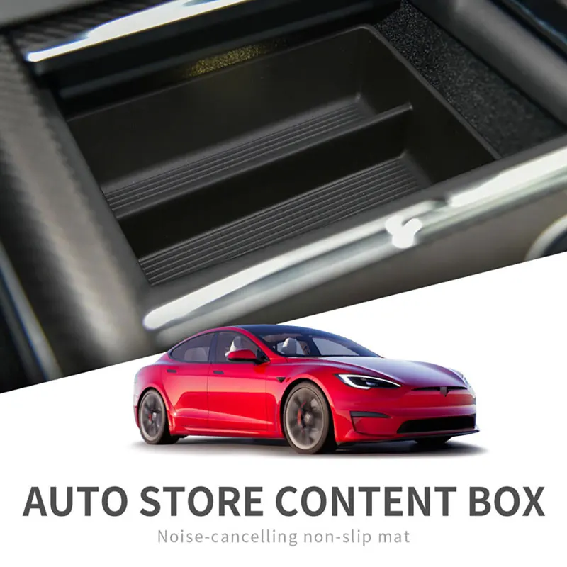 

Для Tesla Model S Model X 21-23, органайзер центральной консоли автомобиля, коробка для хранения, ящик для очков, книг, карандашей, аксессуары для интерьера автомобиля