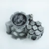 Metal Polyhedral Dices Set With Revolver Cylinder Dices Storage Multi-Sided Dices Adult Kid Plaything Perfect For 5