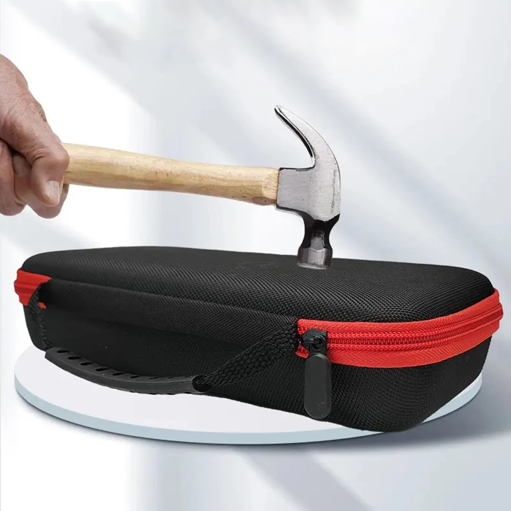 EVA Travel Protective Case Shockproof Protection Case Anti-scratch Game Console Carrying Bag with Mesh Pocket for Anbernic RG556