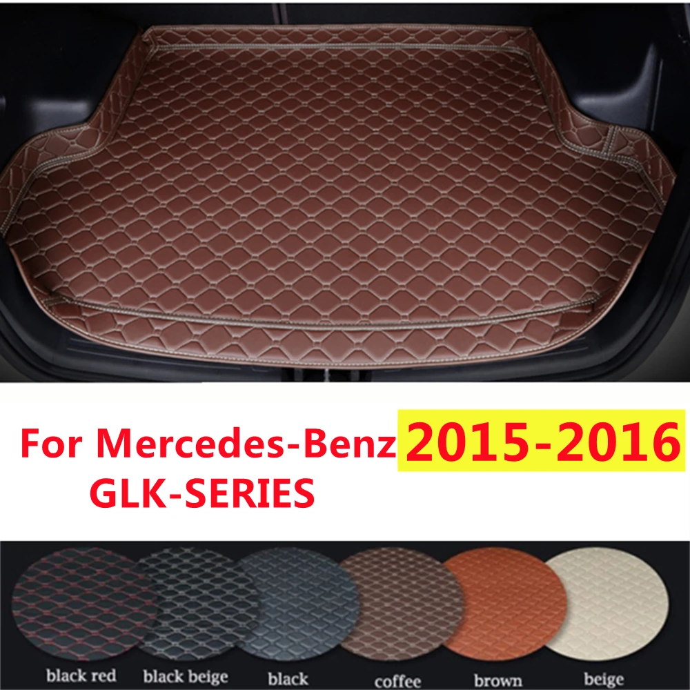 

Автомобильный коврик для багажника SJ с высокой стороной, подходит для Mercedes-Benz GLK 2016, 2015 год, автомобильные аксессуары, Задняя подкладка для груза, коврик