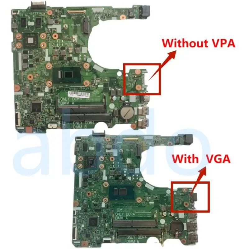 Dell Laptop Motherboard Dell Vostro 15 3568 Motherboard New For
