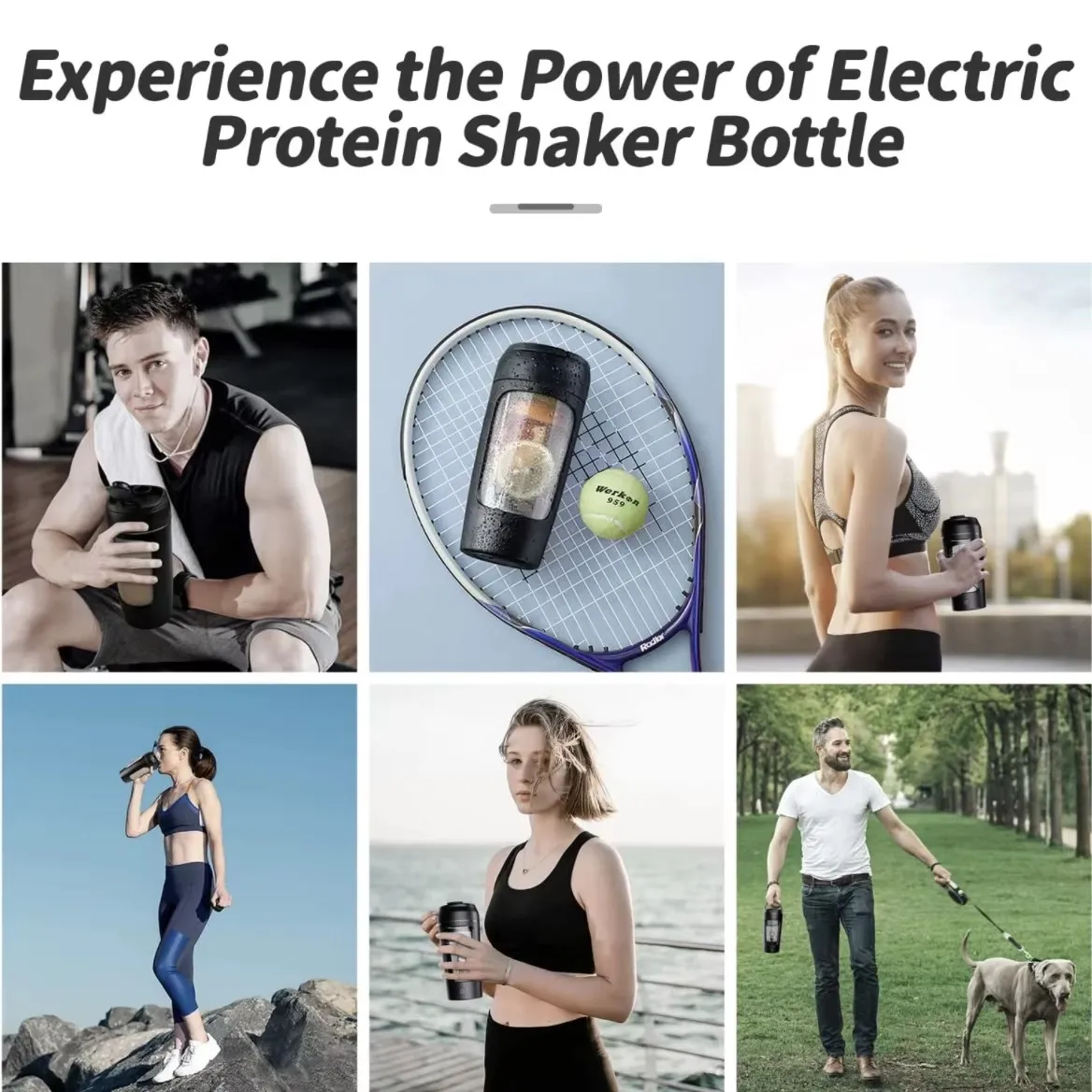 Multifunctional Mixing Cup Automatic Mini Portable Rechargeable Shaker Cup Sports Fitness Protein Powder Mixing 650ML shaking cup,protein shaker cup,shaker bottle,electric stirring cup,self stirring shaker cup