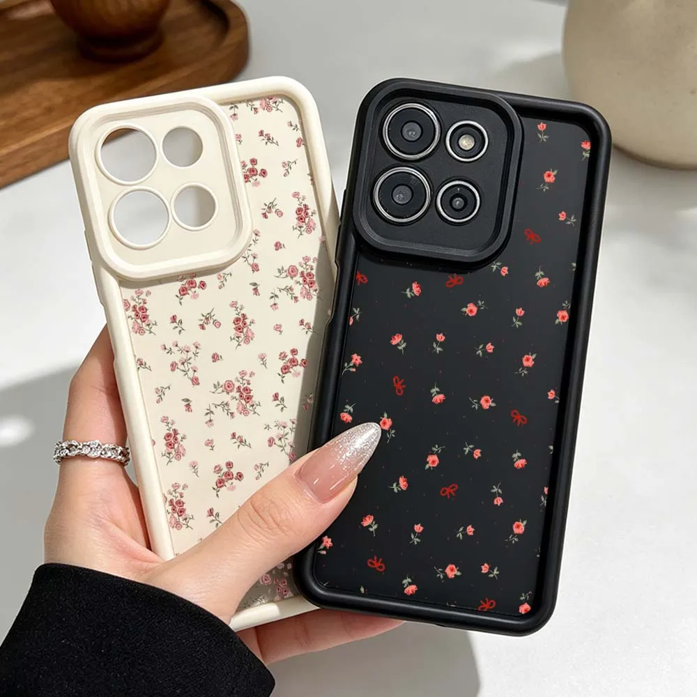 Floral Print Eye Ladder Phone Case Cover