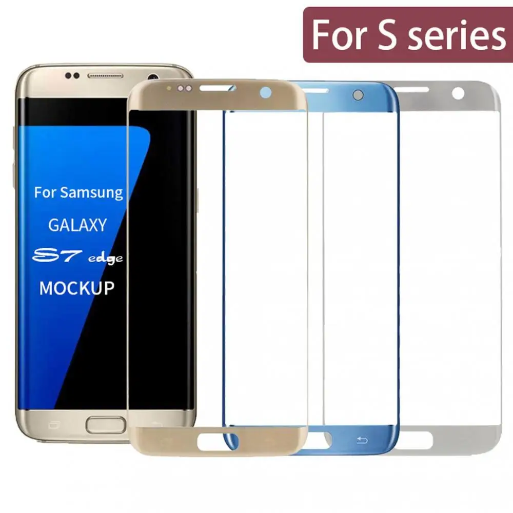 Display Di Ricambio S7 Edge Display Front Touch Screen Digitizer Parts Per Galaxy S7 Edge G935 + Tool Muslimah