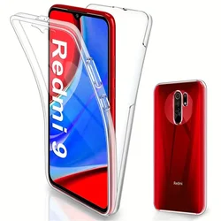 360° Full Cover Clear Hybrid Silicone Case - Durable Protection with PC Hard Coque (Redmi note 11s)