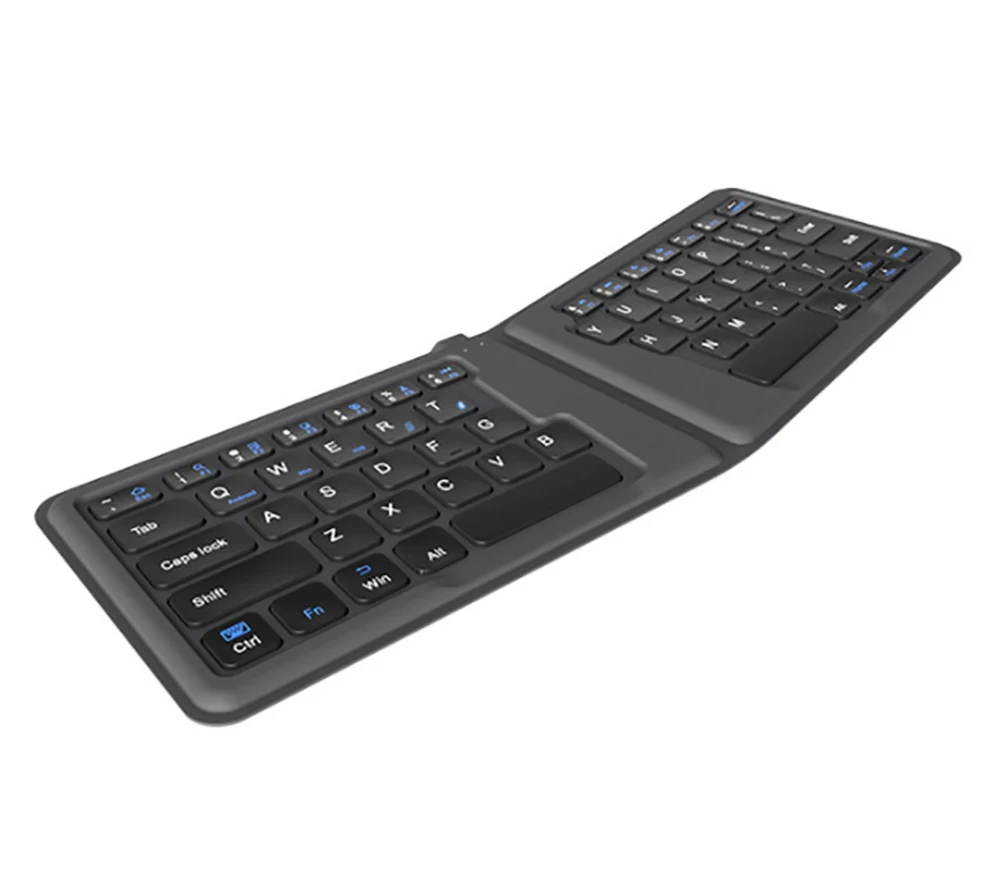 Teclado dobrável do bluetooth com teclado numérico,