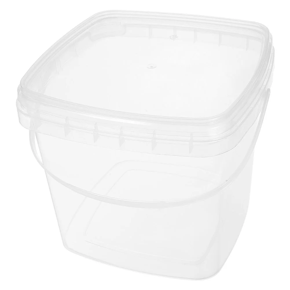 Bucket Multipurpose Water with Handle Portable Food Grade Empty Multi-functional