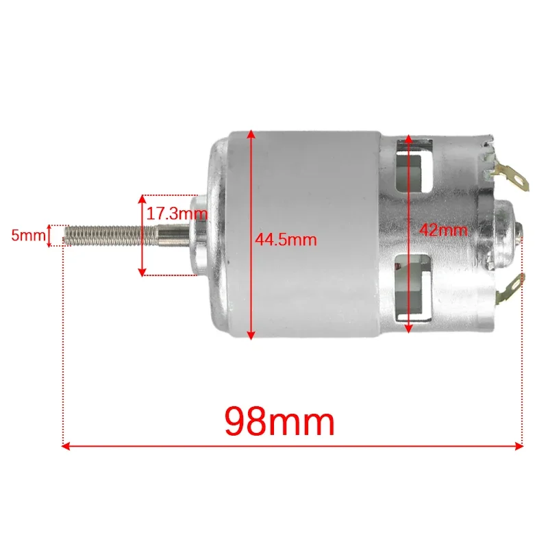 전동 공구 부품 유지보수 액세서리 RS755 DC 21V 롱 샤프트 모터 로터 잔디 깎기 기계 교체 부품