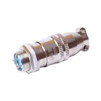 10SETS XS8 XS10 XS12 Aviation Connector Push-Pull Self-Locking Plug & Socket 2/3/4/5/6/7 Pin Gold-Plated Terminal Adapter Set 2
