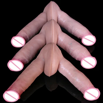 Cheap Soft Skin Feel Realistic Thick Dildo Gay Masturbators Silicone Dick Big Suction Cup Penis Anal Plug Sex Toy for Men Women 5