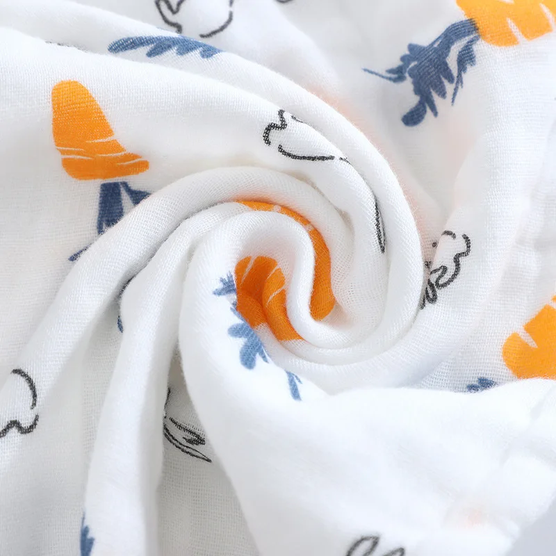 Baby Bath Towel Boy Girl 100% Cotton Baby Towel Blanket For Newborn Baby Bathrobe 6 Layers Gauze Washcloth Infant Swaddle 3