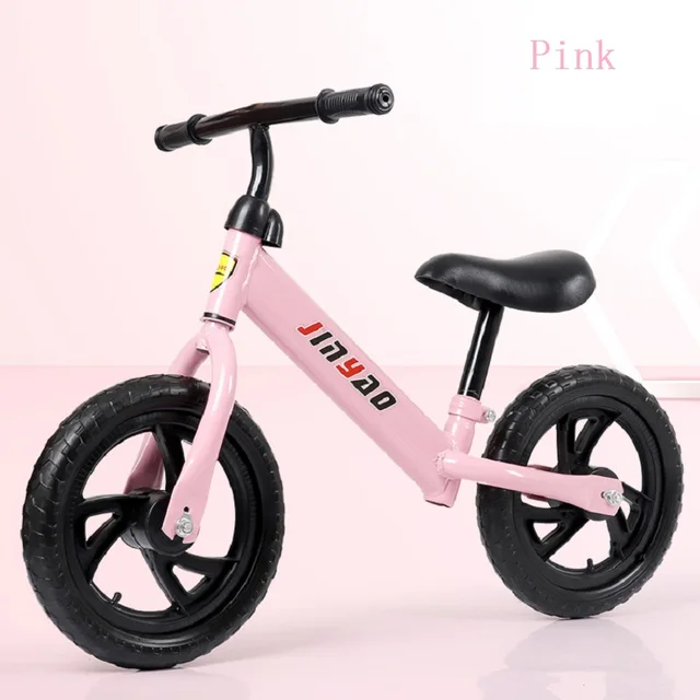 LazyChild Kids Balance Bike No Pedals Height Adjustable Bicycle Riding Walking Learning Scooter With 360° Rotatable Handlebar 1