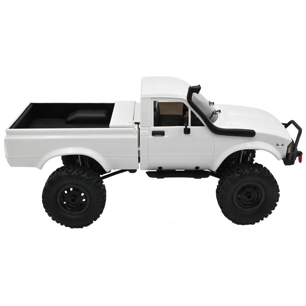풀 체중계 Wpl C24-1 RC카 1:16, 2.4g 4wd 락 크롤러, 전기 버기 클라이밍 트럭, LED 라이트 온 로드 1/16, 어린이 장난감 선물