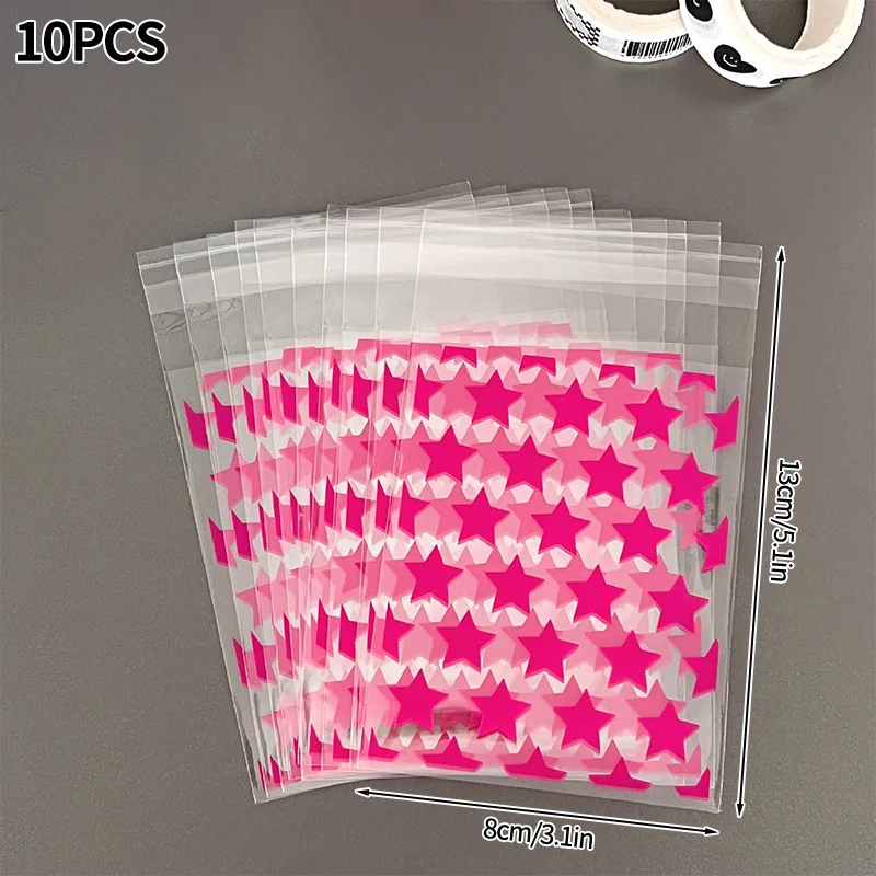 Plastic Bags 50/10pcs for Party Candy Gift Packing