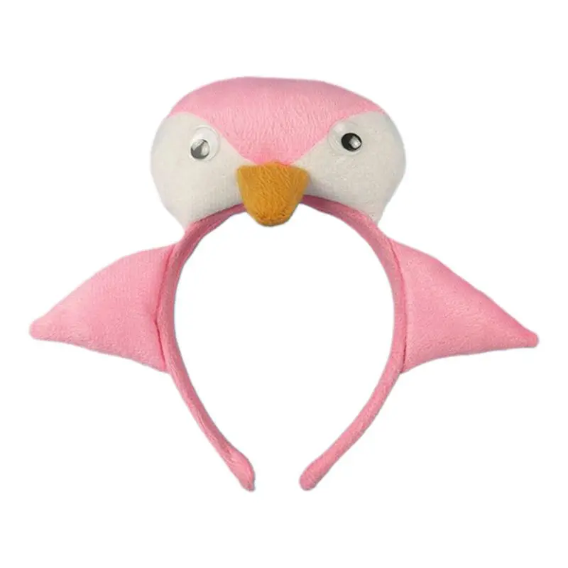 Fascia Per Capelli In Peluche A Forma Di Pinguino (2 Pezzi): Decorazione Carnevale E Cosplay Per Bambini, Compleanni E Feste A Tema Animali - 3