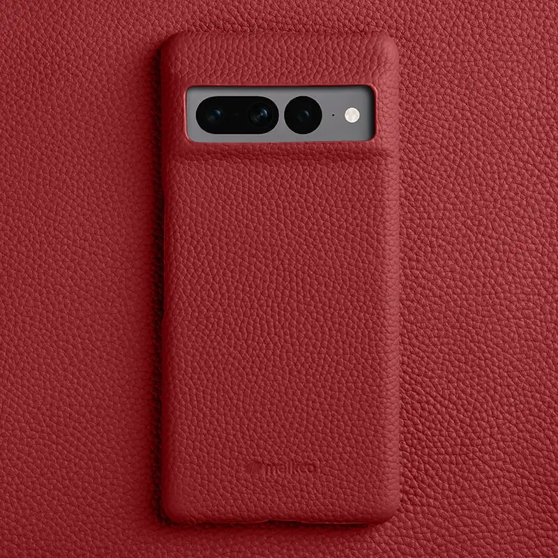 Melkco Premium Handmade Real Leather Phone Cover - Half-Wrapped Cowhide Design