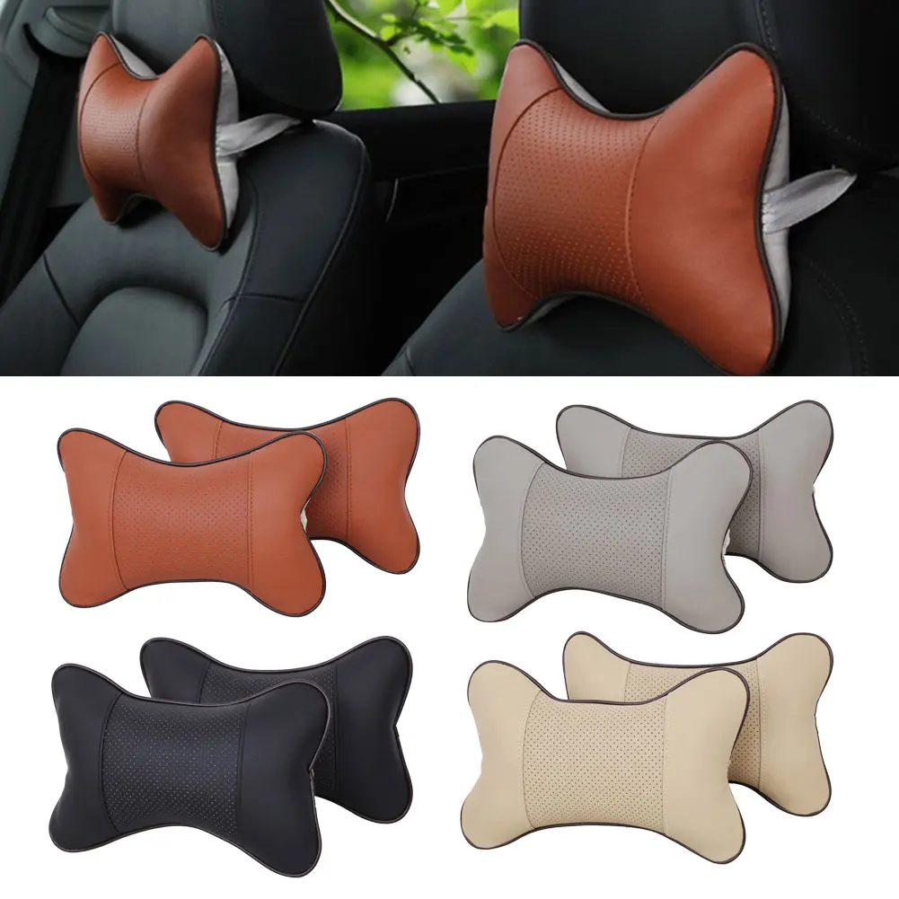 Accessories Car Neck Pillow Car Neck Pillow 27 X 18 X 9 Cm Black / Brown / Gray Beige Seat Head Rest