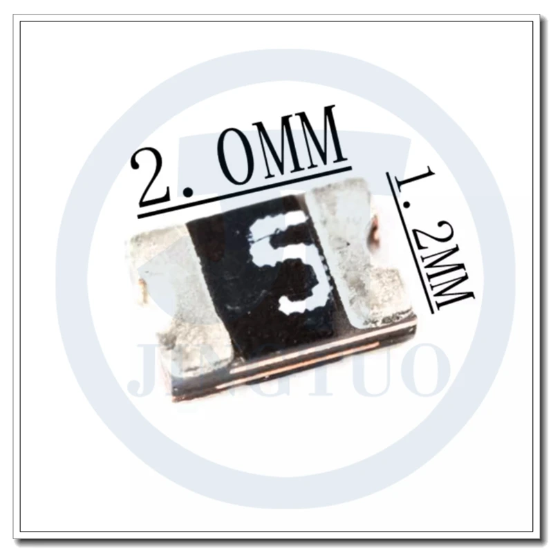 Chip SMD PPTC Resettable Fuse 0805(2012) 2.0x1.2mm 0.1A 0.2A 0.35A 0.5A 0.75A 1A 1.1A 1.25A