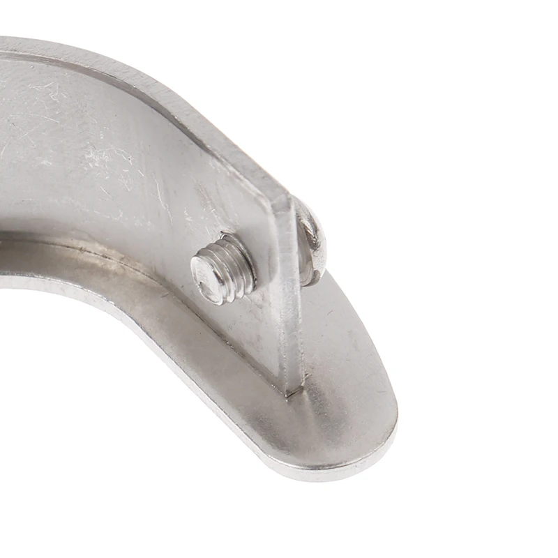1pcs Wardrobe Bracket Heavy Duty Stainless Steel Rod Socket Flange Rod Holder Closet End Support 19/22/25/32mm U Shaped