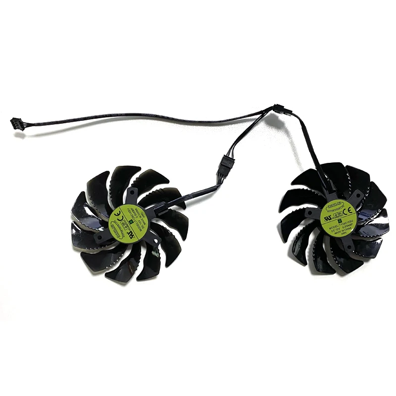 New 2pcs 88MM T129215SU 0.5A Cooling Fan For Gigabyte RTX 1650 1660 1660 Ti 2060 2070 Super Graphics Video Card Cooling Fans