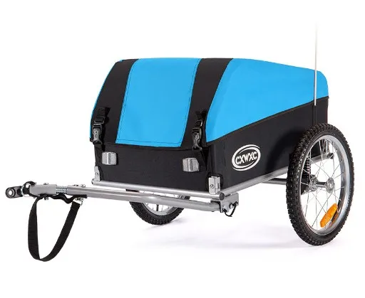 

Складной велосипедный прицеп, портативный маленький прицеп для кемпинга на открытом воздухе