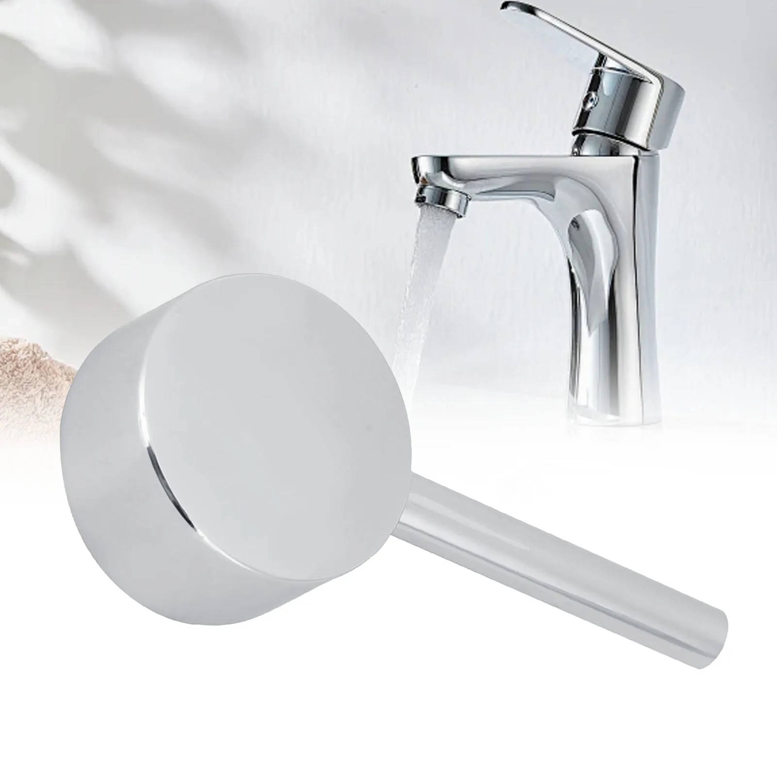 Valve Core Bathroom Basin Water Tap Handle Zinc Alloy Faucet Lever Handle 45mm