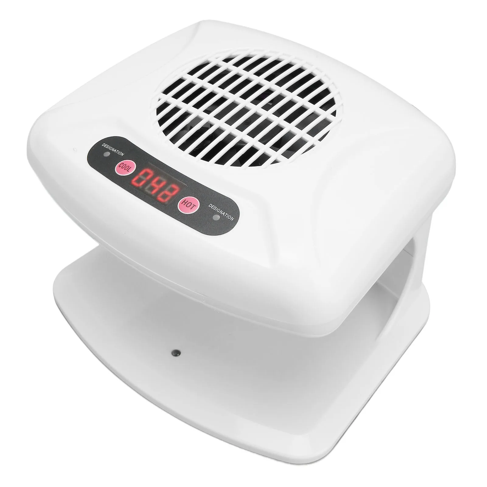 Nail Fan Blow Dryer Single Hand Nail Air Dryer Warm Cool Wind Automatic Sensor Nail Fan Blow Dryer for Home Salon White - 5