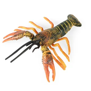 Simulated Marine Animal Lobster Model Freshwater Red Crayfish Cognitive Toy Decoration Ornaments