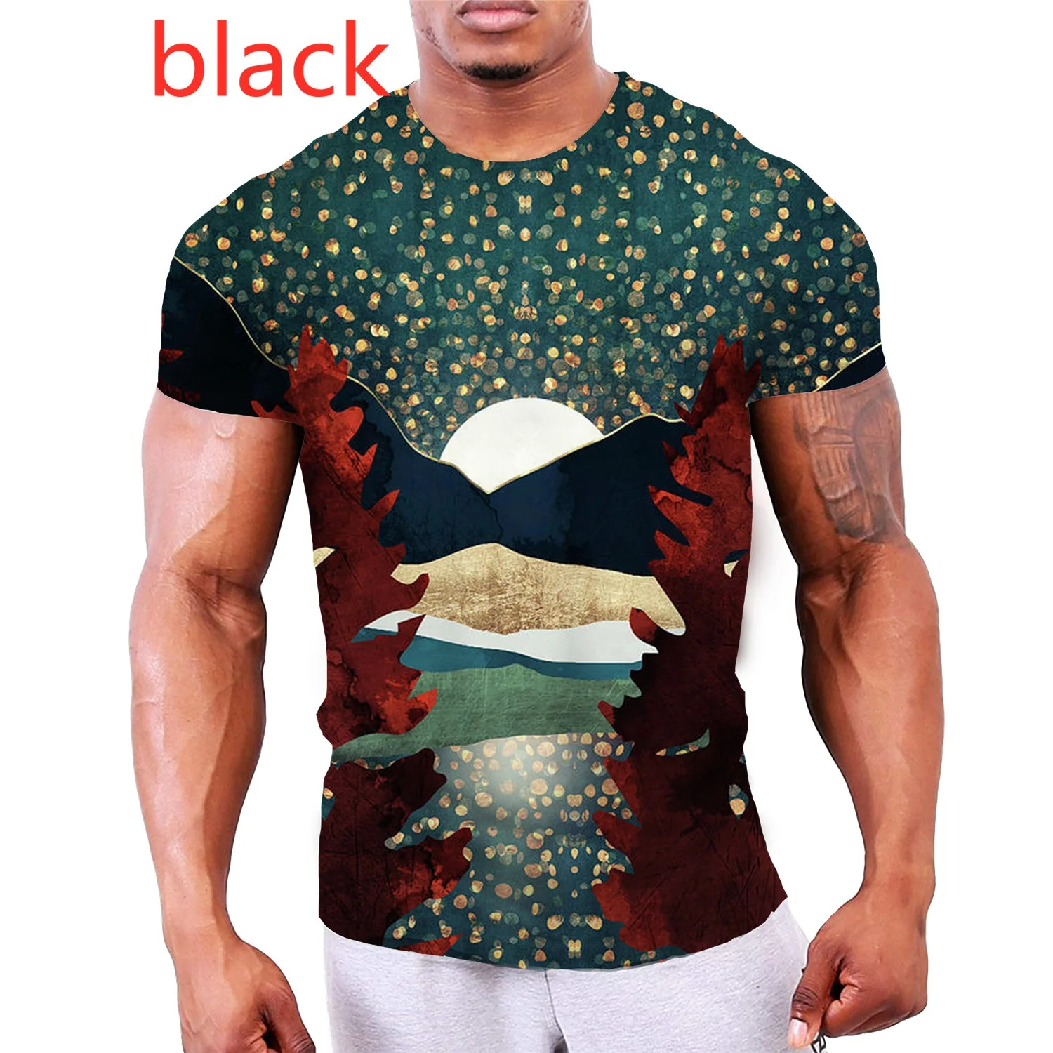 

2021 Men/women Personality T Shirt Summer Casual T-shirt Short Sleeve 3d Printed Tees Shirt