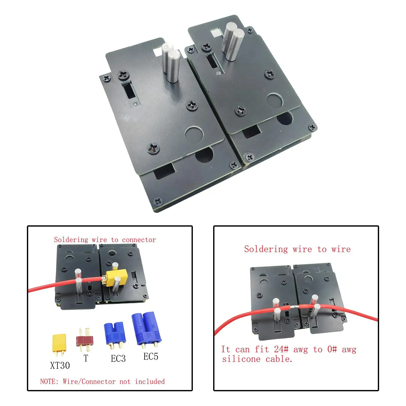 Saldatura Saldatura Isolare Stazione Jig Rc Strumento Banco Da Lavoro Stazione Di Saldatura Per Connettore Rc Ec5 Ec3 Filo Di Silicone Xt90 Xt60 Xt30