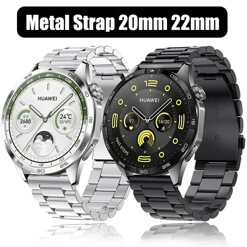Premium Stainless Steel Watch Band – 20/22mm Adjustable Metal Strap
