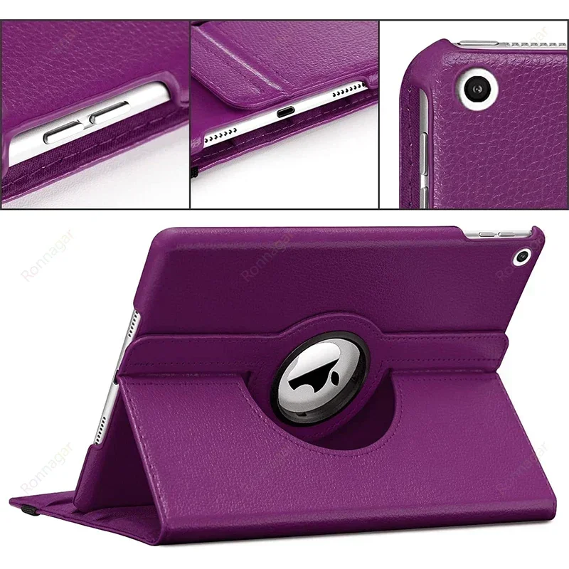 Capa de Couro Giratória de 360 Graus para Ipad Air Air 5th 6th 10.2 9.7 2023 2023 - Imagem 4