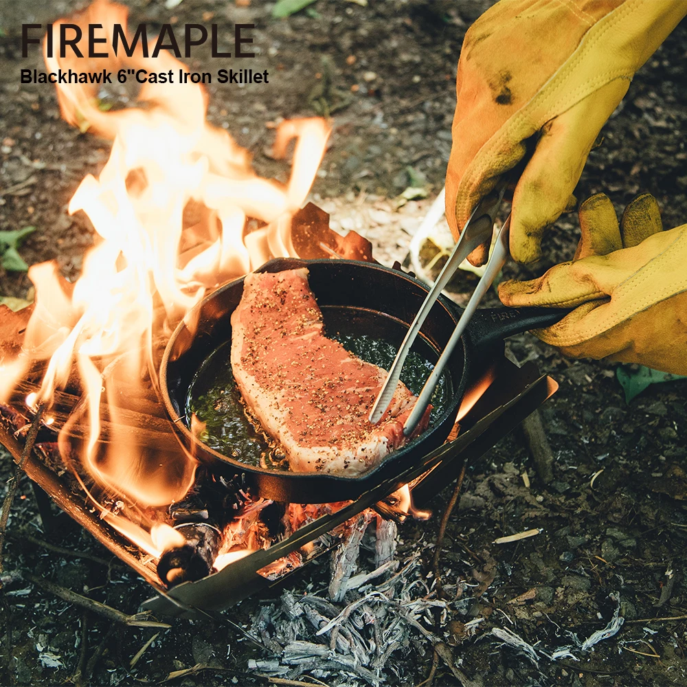 Cast Iron Camping Skillet 6