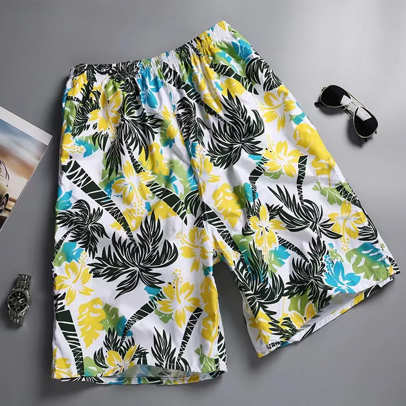 Summer Youth Fitness Beach Surfing Quick Dried Pants Leisure Sports Shorts Beach Pants Men  l-4xl