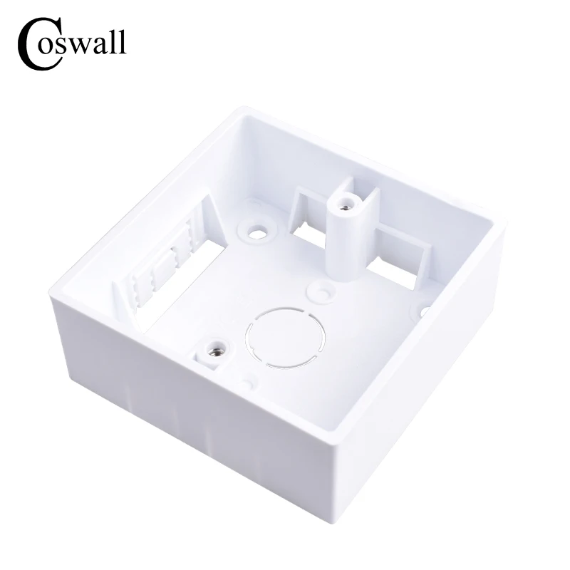 33mm Depth External Mounting Box 86 Type Switch And Socket Apply Any Position Wall Surface Coswall switch box,wall socket box