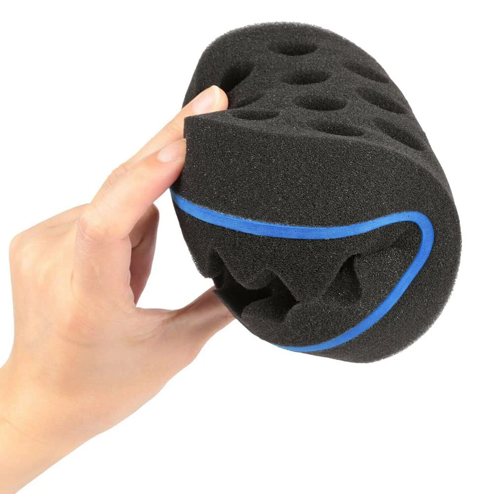 Hair Styling Care Sponge Perm Curling Tools Tinfoil Perm Double-Sided Magic Sponge Roll Hair Styling Hair Brush 6