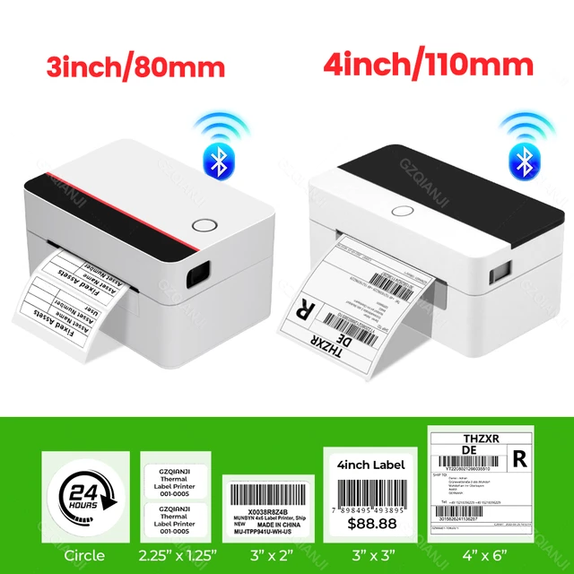 Usb Bluetooth Tdl402 Imprimante d'étiquettes thermiques