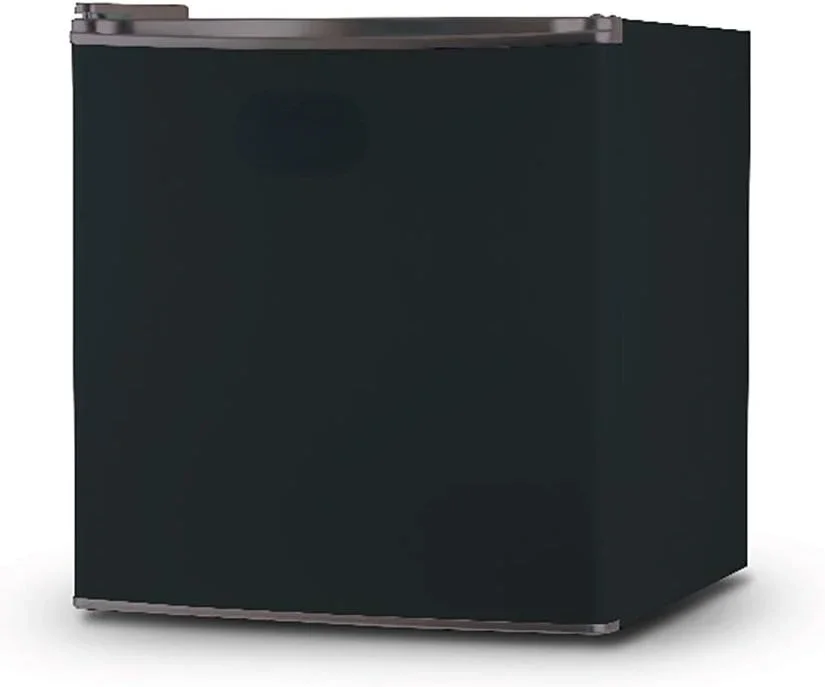 

Энергоэффективный компактный черный холодильник BCRK17B с морозильной камерой, однодверный мини-холодильник, емкость 1,7 кубических футов