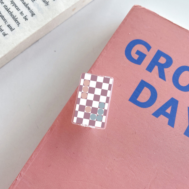 Cable Protector Cute Checkerboard Charger Protector Cable Organizer For iPhone Universal Data Line Cord Cable Winder