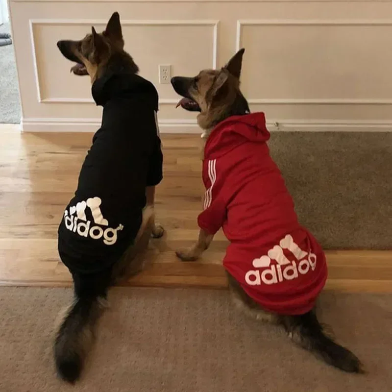 Winter Dog Clothes Adidog Sport Hoodies Sweatshirts Warm Coat for Small Medium Large Dogs Big Dogs Cat Pets Puppy Outfi Pet Clothes