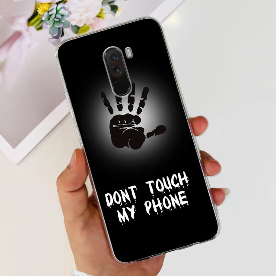 For Xiaomi Pocophone F1 Case Poco F1 Fashion Flowe...