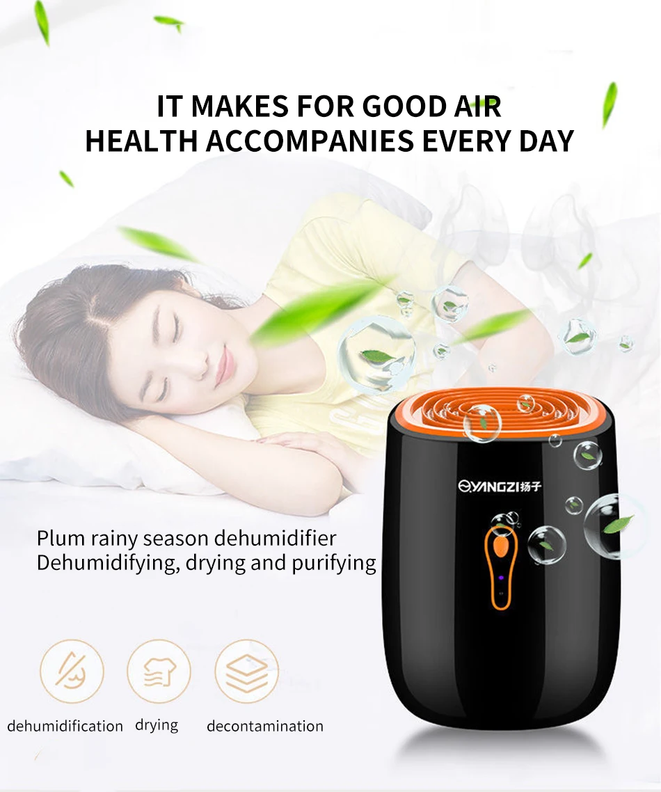 Description Picture 4 of itemDehumidifier for household small bedrooms basement moisture absorption drying dehumidification and moisture prevention devices